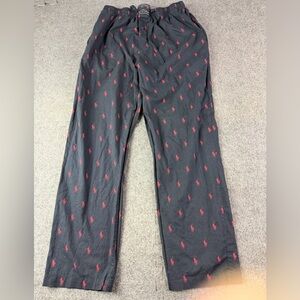 Polo Ralph Lauren Sleepwear Teens 100% Cotton Elastic Waist Panama Pants Size L
